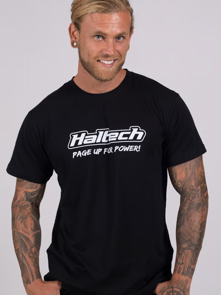 HT-301640B4XL Haltech Classic T-Shirt - Black 4XL Size: 4XL