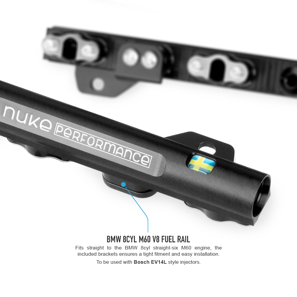 BMW 8cyl M60/M62 fuel rail 4 BMW 8cyl M60/M62 fuel rail - Image 4