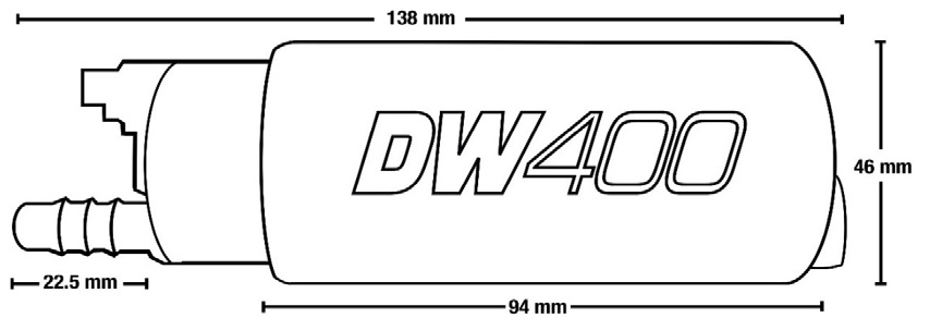 Deatschwerks DW400 in-tank fuel pump kit 2 Deatschwerks DW400 in-tank fuel pump kit - Image 2