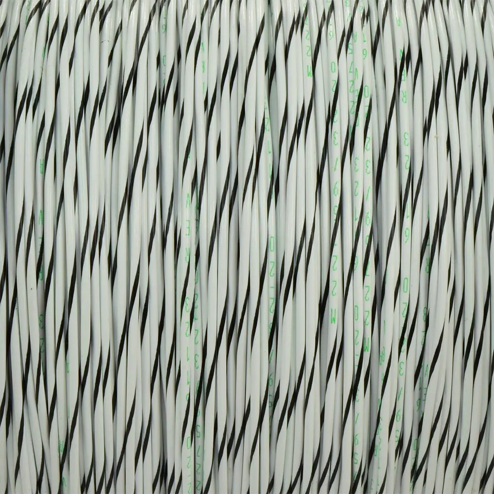 M22759/32-20-90 WHITE/BLACK BTF STRIPE 5 32 20 90
